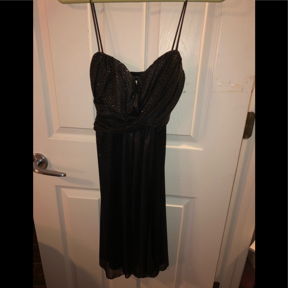 Black sparkly “B. Darlin” Dress - Size 5/6